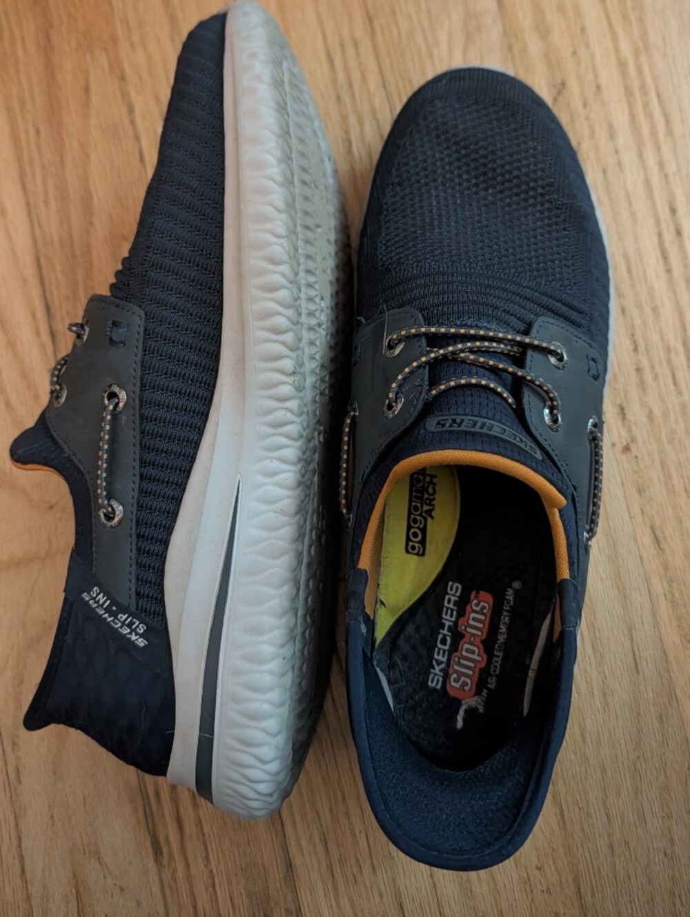 Skechers Slip-ins Go Walk Arch Fit 2.0 Men’s Size 9 Navy Blue Hands Free Sneaker